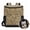 Brown Leopard, variant on Leopard Print Cooler Backpack 24 Cans, Insulated Leak Proof Backpack Cooler Bag, Soft Sided Ice Chest with Side Pockets for Beach Camping Picnic Work Travel