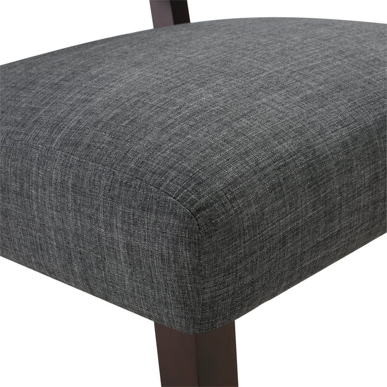 OSP Home Furnishings Jasmine Slipper Chair, Charcoal - Walmart.com