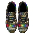 thumbnail image 2 of Lgbt Human Beings 0 Organic Colours May Vary Shoes Sneakers for Women Men Black Size 8, 2 of 7