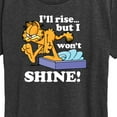 thumbnail image 3 of Garfield - Rise But Won't Shine - Women's Short Sleeve Graphic T-Shirt, 3 of 5
