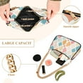 thumbnail image 2 of FORMRS Womens Shoulder Bag with Chain Strap Clutch Purse Cute Tote Handbag, Pink Abstract Pattern, 2 of 7