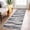 Grey Navy Blue Black Cream Tan-style-03, variant on Modern Abstract Entryway Rug Indoor 2x3 Washable Rug Non-Slip Soft Small Area Rug Navy Blue Kitchen Mats Thin Print Faux Wool Floor Carpet Throw Rugs for Entrance Bedroom