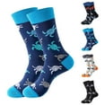 thumbnail image 3 of Kelon Socks Clearance Lady Short Socks Print Socks For Women Girls Ocean Series Print Colorful Pattern Novelty Cute, 3 of 3