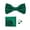 Green, variant on LShunze Bow Ties for Men Solid Color Pre-Tie Bow Tie and Pocket Square Set Classic Formal Tuxedo Bowties for Wedding Party