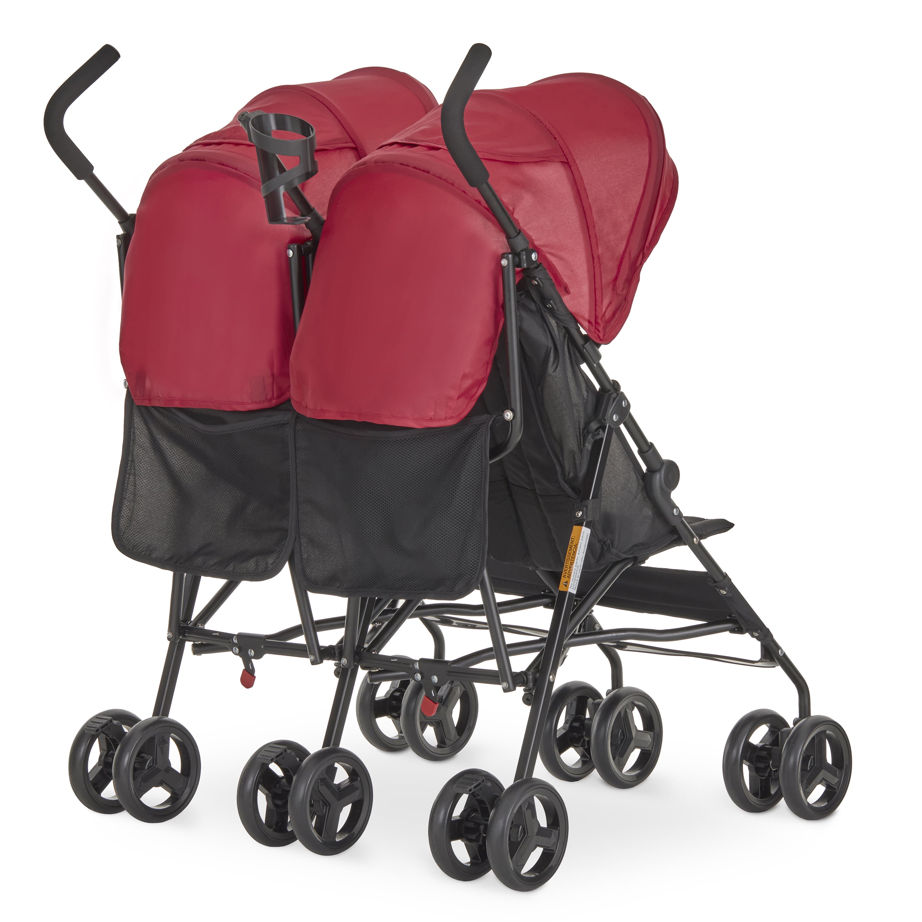 Dream On Me Twin Venture Umbrella Stroller, Red