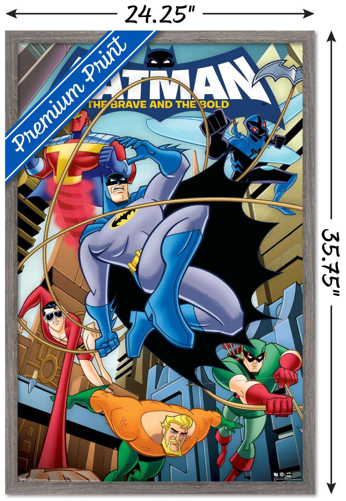 DC Comics - Batman - The Brave and The Bold Wall Poster, 22.375" x 34", Framed