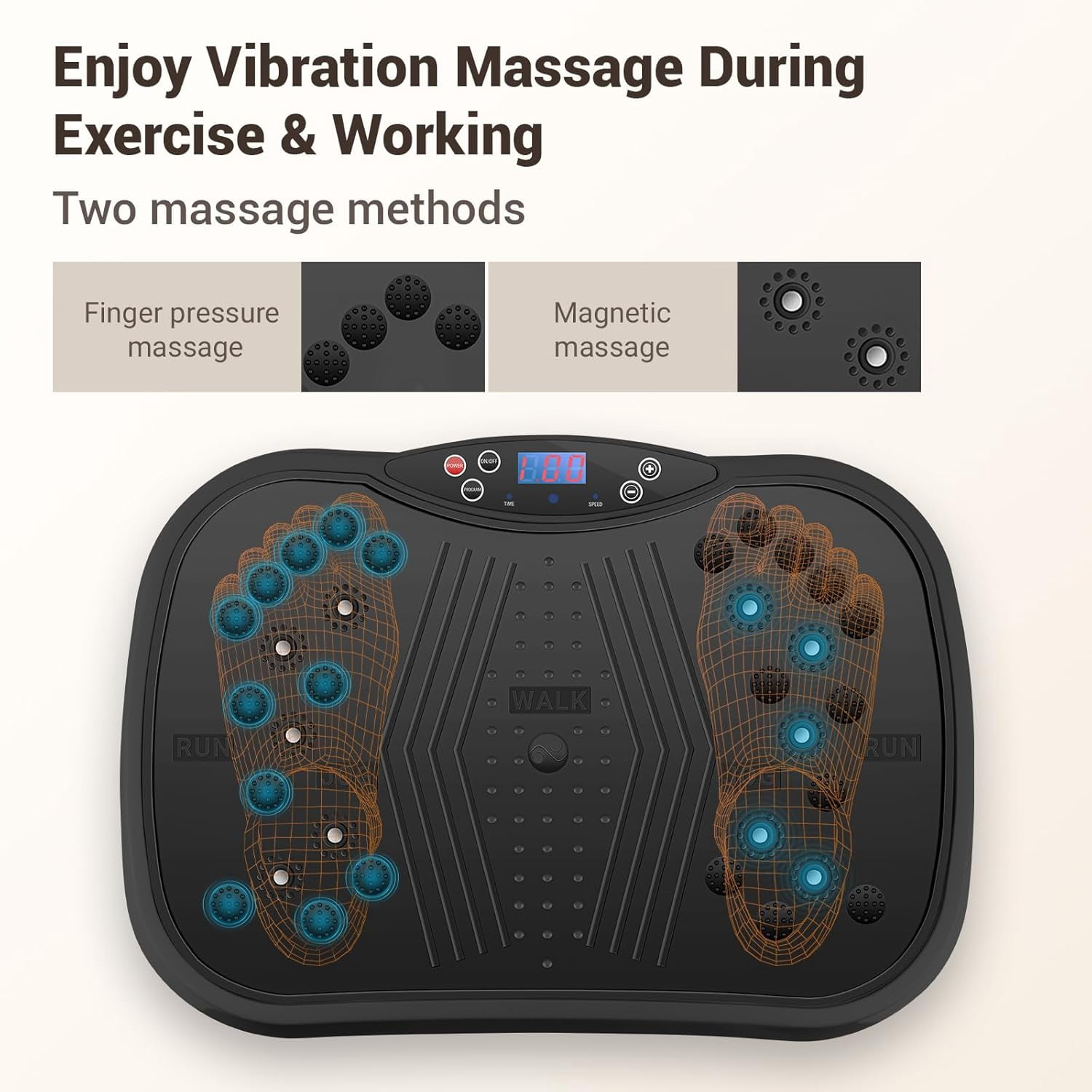 DMBOH Vibration Plate Exercise Machine for Full Body Workout, Fitness, Weight Loss, and Muscle Toning