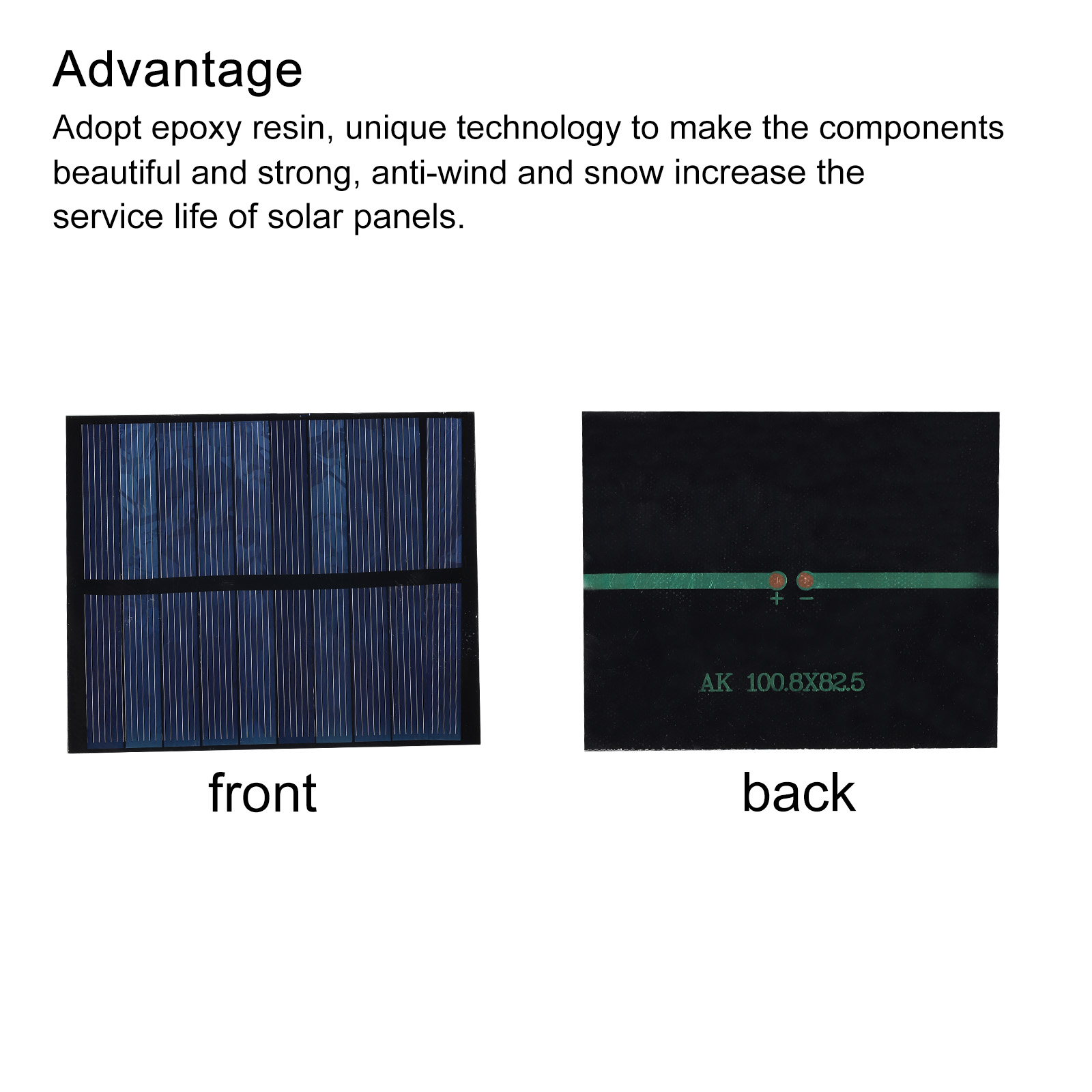 Panneau Solaire 5V 230mA 1.15W - Cellule Photovoltaïque Pour Projets DIY