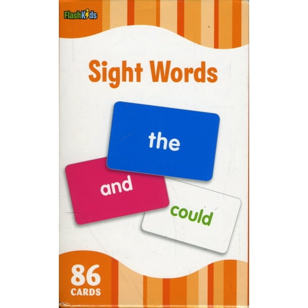 Sight Words Flash Kids Flash Cards Walmart Com Walmart Com