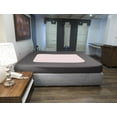 thumbnail image 5 of D.N.G. BEDDINGS 1 Piece Box Spring Cover - 100% Egyptian Cotton, 800 TC, Wrap Around 4 Sides Bed Skirt for Hotel & Home, Fits Box Springs up to 10 Inch - Twin XL, Stripe Dark Grey Color, 5 of 8