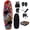 Custome 1 (1 battery), variant on XRELIATECH Carbon Fiber High-Speed Electric Surfboard,14 KW Water Jet Surf Board,Max Speed 55 KM/h,Battery Life 60 Min,IP67 Waterproof,Electronic Surfboard for Adult,Custom Design Pattern