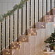thumbnail image 5 of Adornos navideños, ratán verde artificial de 2 metros, enredaderas de plástico encriptadas, diseño de agujas de pino festivas de ratán y agujas de pino., 5 of 6