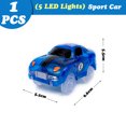 thumbnail image 1 of Magical Tracks Luminous Racing Track Car With Colored Lights DIY Plastic Glowing In The Dark Creative Toys For Kids DMH, 1 of 7
