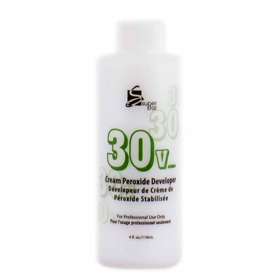 Superstar 30 Volume Cream Peroxide Developer, 4 oz