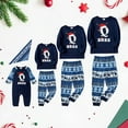 thumbnail image 5 of Jindong Dad Family Matching Christmas Pajamas Set Letter Print Parent Child Outfit, 5 of 5
