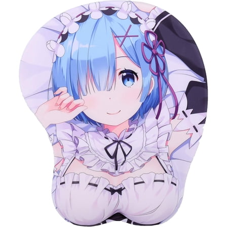 3D Anime Mouse Pads with Wrist Rest Gaming Mousepads 2Way Skin