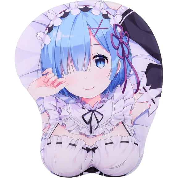 3D Anime Mouse Pads with Wrist Rest Gaming Mousepads 2Way Skin