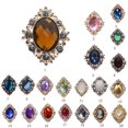 thumbnail image 2 of 20 Piezas De Cabujones De Diamantes De Imitación Adornos De Espalda Plana Decoración De Teléfono Dorado Fushcia Sunnimix botones traseros planos para manualidades, 2 of 8
