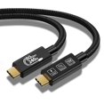 thumbnail image 1 of YIWENTEC 80Gbps Thunderbolt 5 Compatible Cable with up to 120Gbps Bandwidth Amplification and 240W Charging Power Compatible with Thunderbolt 4, USB, 1 of 9