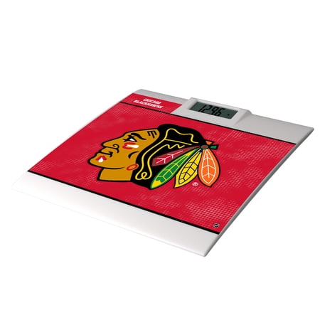 Keyscaper Chicago Blackhawks Digital Bathroom Scale