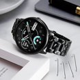 thumbnail image 3 of SHILIU-Quick Release Resin Watch Band 20mm 22mm Smartwatch Lightweight Replacement Watch Straps Bracelets 20mm 22mm With Stainless Steel Buckle, Cleaning Cloth and Adjustment Tools for Women Men, 3 of 4