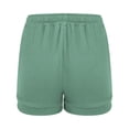 thumbnail image 4 of HAIJIE Womens 2026 Summer Swim Casual Shorts Stretchy High Waisted Beach Shorts Women's Shorts for Women Pleated Beach Vacation Clothes Short, 4 of 5