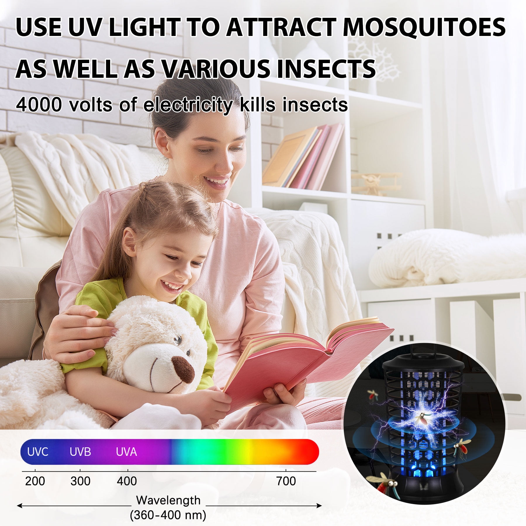 Whiteleopard Electric Bug Zapper Indoor