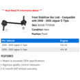 thumbnail image 2 of Front Stabilizer Bar Link - Compatible with 2000 - 2002 Jaguar S-Type 2001, 2 of 2