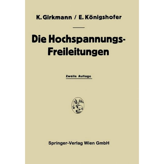 Die Hochspannungs-Freileitungen, (Paperback)