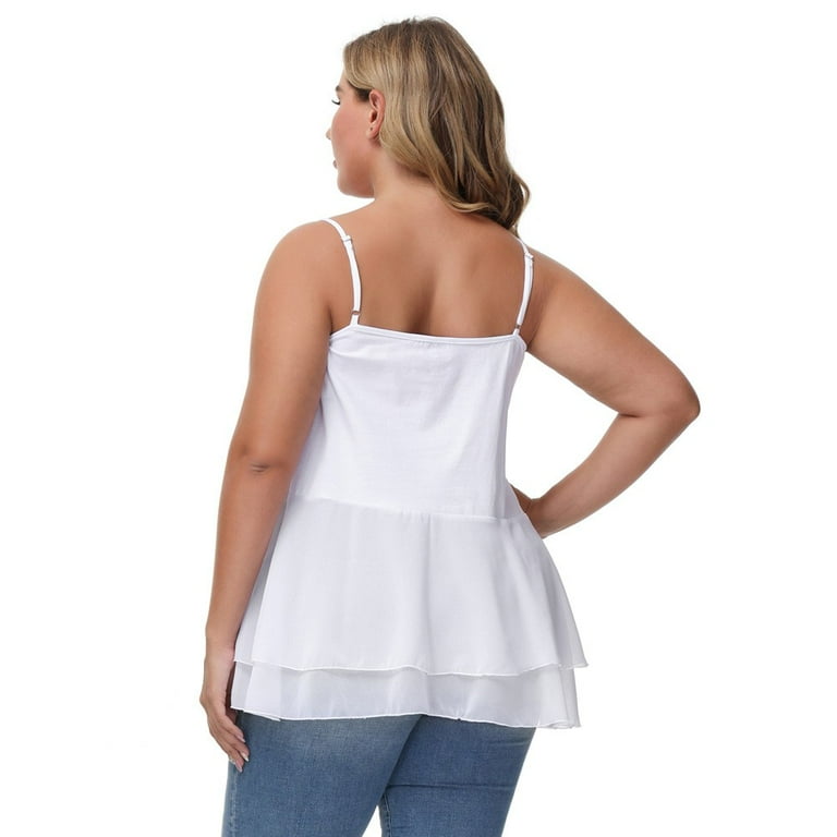 Plus Size - Chiffon Double Layer Tank - Torrid