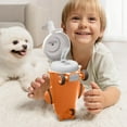 thumbnail image 2 of Aircraft- Glass And Bottle For Kids Bedroom Kitchen Leak-Proof Reusable Drinking Cup With Plane Design, 2 of 4