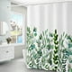 thumbnail image 4 of Yhmxh Decoración del baño Cortina de ducha de poliéster, de secado rápido y con dobladillo con peso, ideal para baño, con hojas tropicales. Organizadores y almacenamiento de baño Accesorios de baño, 4 of 5