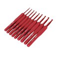 thumbnail image 1 of Yarn Knitting Hook, Smoothing Aluminium Crochet Hook Set 9 Pieces Ergonomic Design  for Craft DIY, 1 of 8