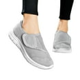 thumbnail image 5 of Xiaoxatg Women's Casual Shoes Lightweight Solid Color Sneakers for Spring and Summer Outdoor Activities Comfortable Walking Footwear 6.5 Grey, 5 of 9