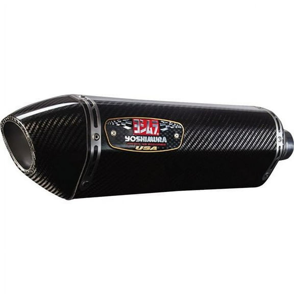 Yoshimura R-77 Carbon Fiber Slip-On Exhaust Muffler w/Stainless Mid-Pipe (11600E0220)