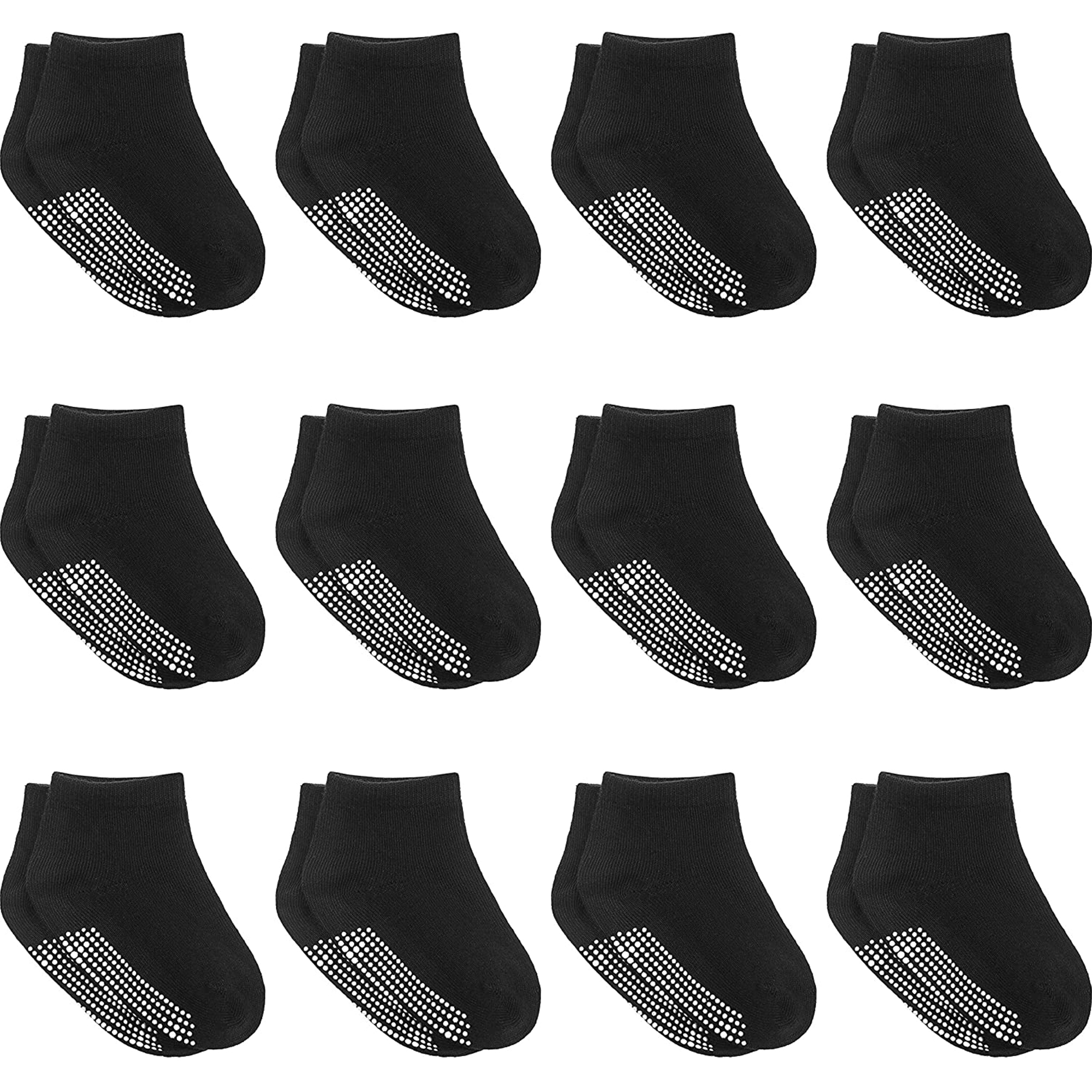 Debra Weitzner 12-Pack Non-Slip Toddler Crew Socks photo 8