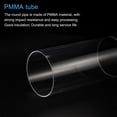 thumbnail image 4 of Unique Bargains Tube Rond Rigide Transparent en Acrylique 105mm ID 110mm OD 10 Pieds pour Lampes et Lanternes, Système de Refroidissement par Eau, 4 of 6