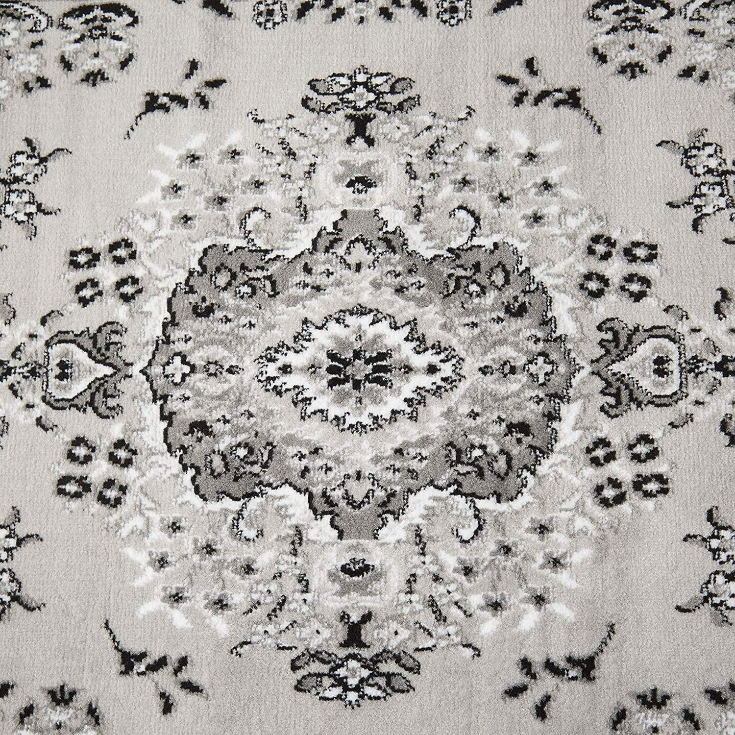 Rugs Gray Oriental 2x3 Area Rug Traditional Persian Bordered Mat Carpet Rugs - Actual Size 1'9" x 2'11"