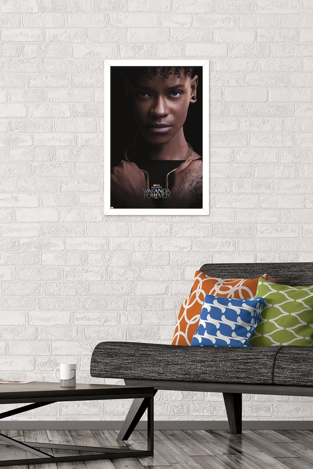 Marvel Black Panther: Wakanda Forever - Shuri One Sheet Wall Poster, 14.725" x 22.375" Framed