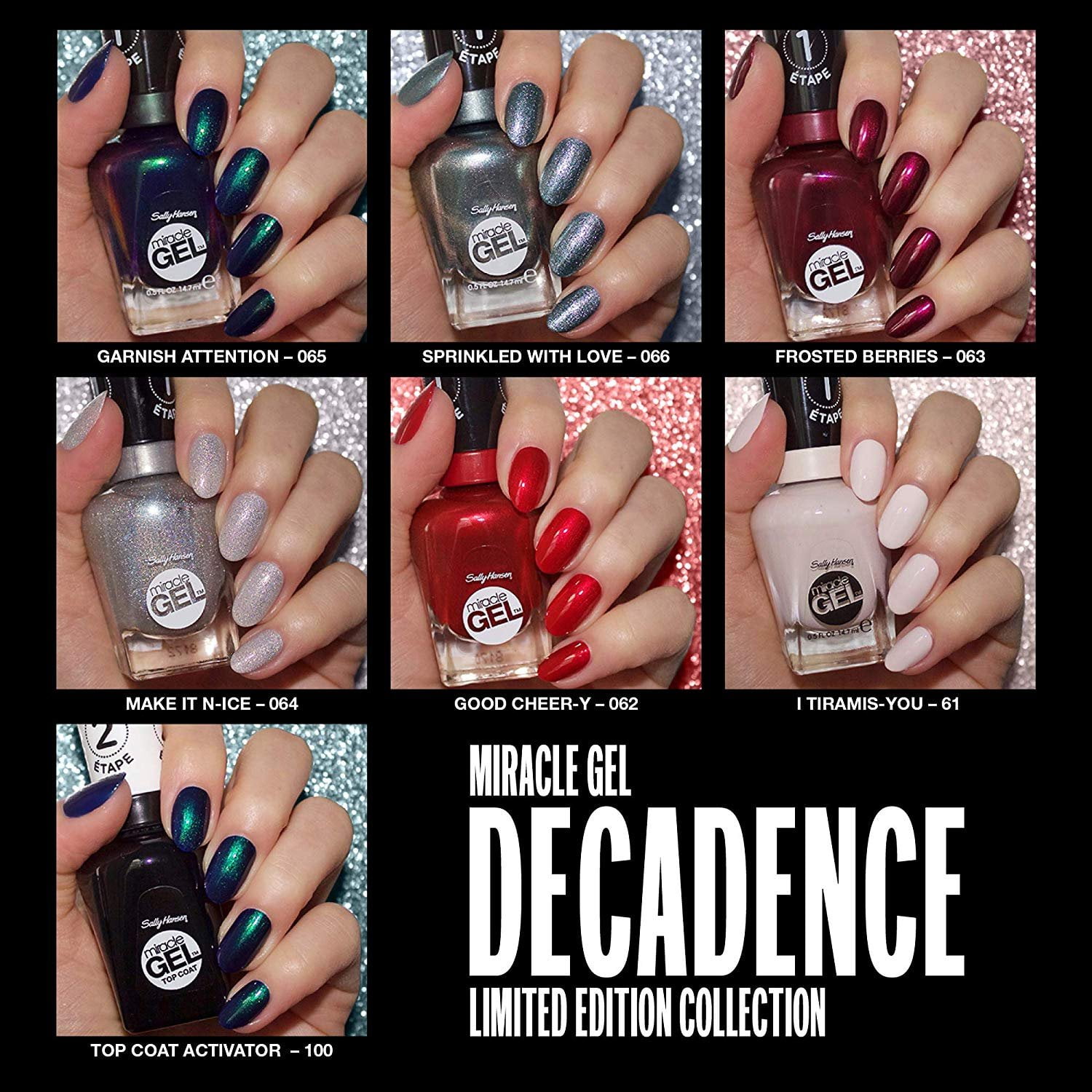 Sally Hansen Miracle Gel Nail Polish, Make It N-ice
