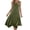 Army Green-A, variant on Penkiiy Women's Casual Summer Dress Sleeveless Sundress Hankerchief Hem Max Tank Dresses Beach Dress with Pockets L Army Green