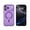 Purple, variant on Magnetic For iPhone 17 Pro Phone Case,Compatible with Mag-safe,Ultra Slim Shockproof Anti-Scratch Protection,Matte Transparent Back Design,Lightweight Thin Fit Phone Case Cover,White
