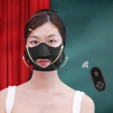 Wearable Facial Sculpting & Toning Tool with Gentle Energy Pulses, Heat & Red/Blue Light for a More Defined Jawline Appearance and At-Home Spa Relaxation