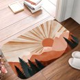 thumbnail image 5 of 1pc Mountain Landscape Absorbent Non-Slip Bathroom Thickened Flannel Rug Decor,Soft,Quick Drying,Suitable For Indoor/outdoor Use,Bathrooms,Bedrooms,Kitchens,Terrace,Laundry Rooms,16"x24", 5 of 9