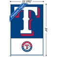 thumbnail image 3 of MLB Texas Rangers - Logo 22 Wall Poster with Pushpins, 22.375" x 34", 3 of 5