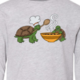 thumbnail image 4 of Inktastic Cute Turtle Chefs Making Soup Long Sleeve Youth T-Shirt, 4 of 5