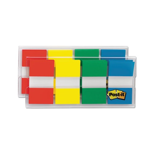 Page Flags in Portable Dispenser Assorted Primary, 160 Flags/Dispenser