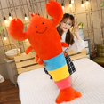thumbnail image 2 of 1 unidad de juguetes de peluche de langosta de dibujos animados, muñeco suave de peluche, almohada divertida para niños y niñas, regalo para decoración del hogar, 45cm-135cm zhangmengya LED, 2 of 2