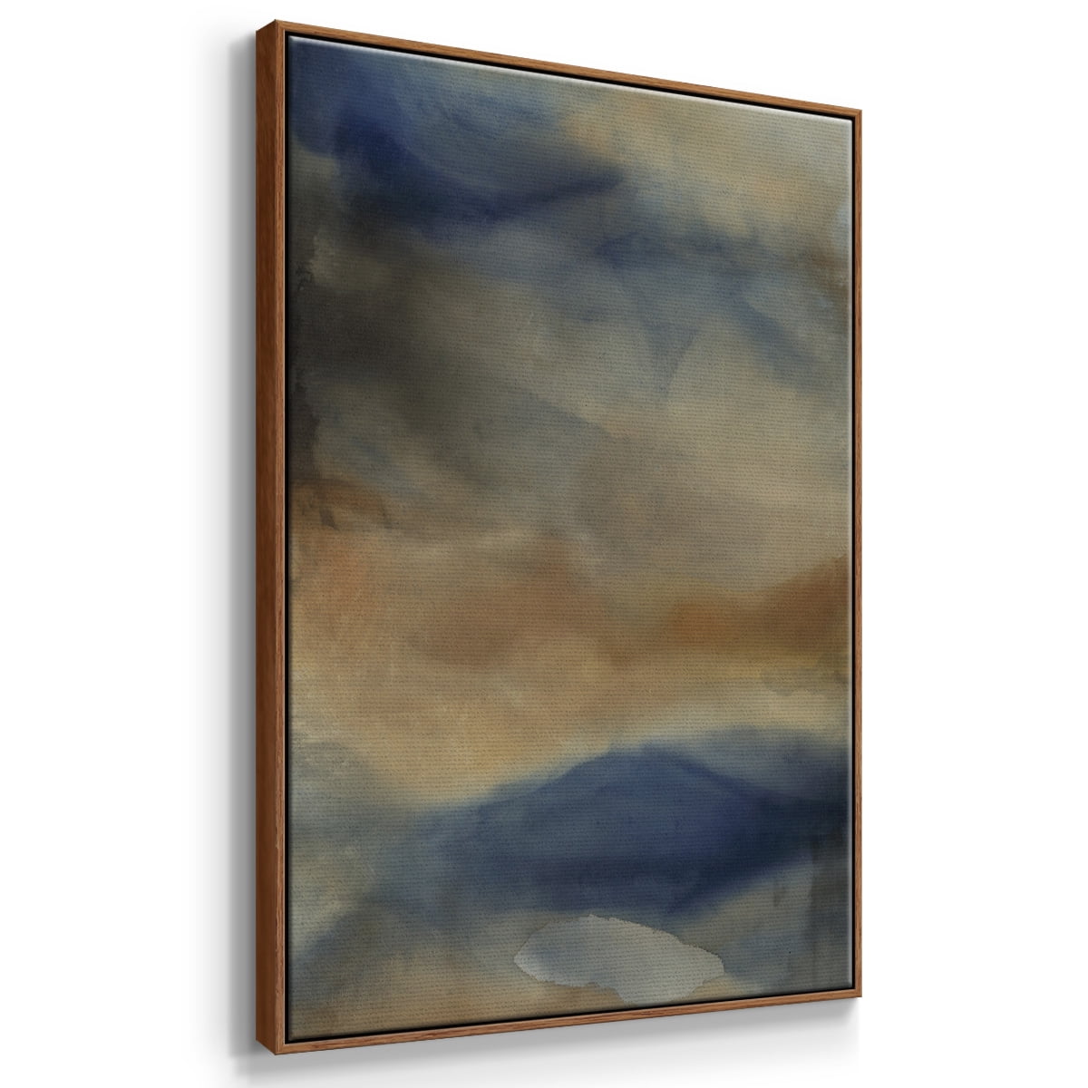 Reflection Framed Premium Gallery Wrapped Canvas - Ready to Hang - 17 x 25 - Walnut Floating Frame