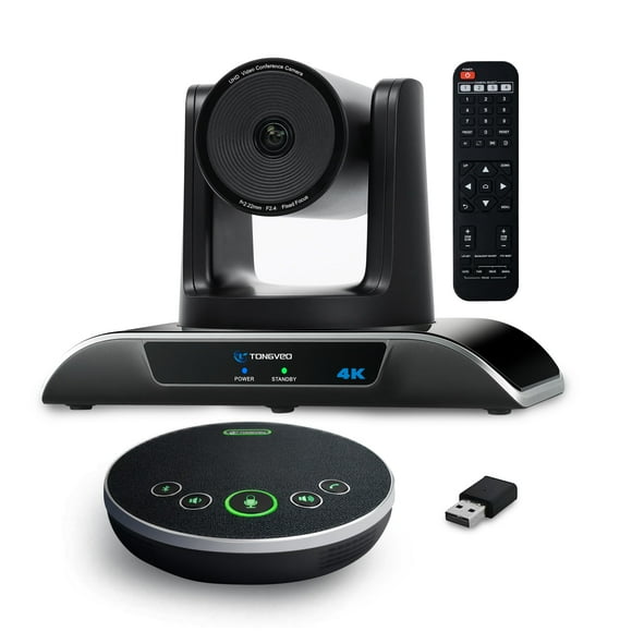 Sistema de cámara de sala de conferencias TONGVEO 4K AI Auto-Tracking